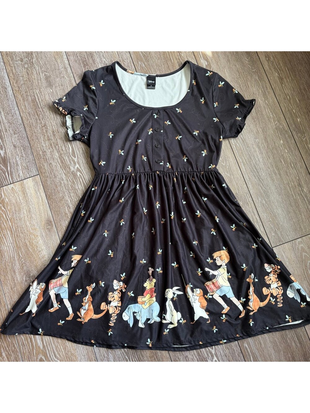 Winnie the Pooh Parade Dress with Bees and Friends Medium